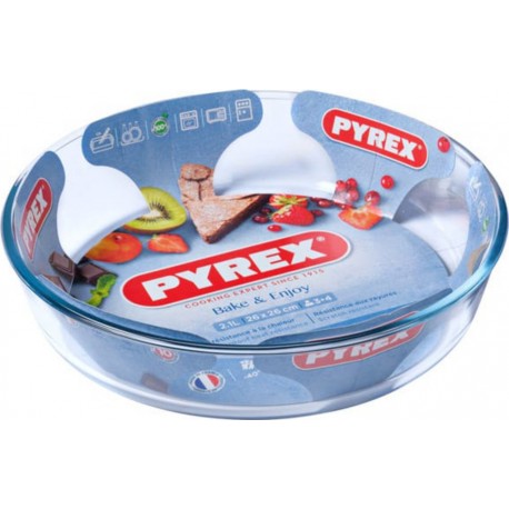 Pyrex Moule à manqué en verre 26cm BAKE & ENJOY