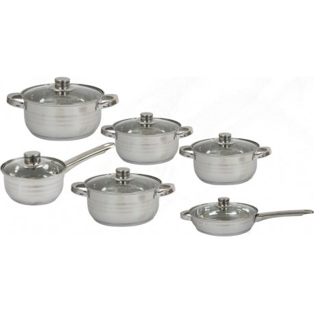 Napoleon Batterie de cuisine induction 12 pièces INOX