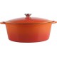 Sitram Cocotte ovale 9 L orange