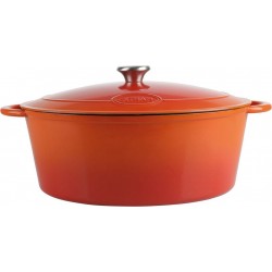 Sitram Cocotte ovale 9 L orange