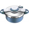 SEB Cocotte-minute induction CLIPSO MINUT DUO Bleu boreal 5 litres