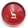 MegaStore Express Moule à tarte cerise cerf blanc 28cm