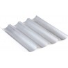 MegaStore Express Secret De Gourmet Moule en acier perforé 4 baguettes tuiles
