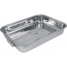 Crealys Plat à four Inox 27 x 20cm ESSENTIAL à poignées