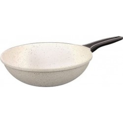 Rossetto Poêle wok induction fonte d'aluminium GRANITE 28cm