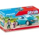 Playmobil 70285 - City Life - Papa avec enfant et voiture cabriolet