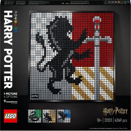 LEGO Art 31201 Harry Potter Les blasons de Poudlard