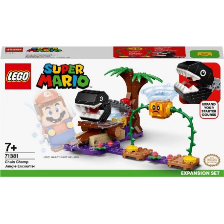 LEGO Super Mario 71381 Ensemble d’extension La rencontre de Chomp dans la jungle