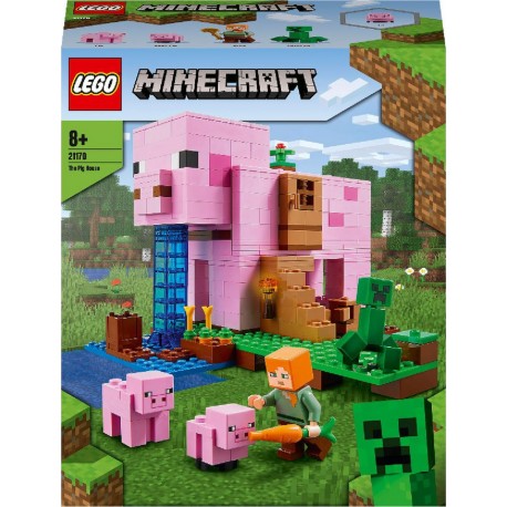 LEGO Minecraft 21170 Le jeu de construction de La Maison Cochon