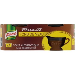 Knorr Marmite Fond de Veau par 4 Marmites 112g (lot de 4)