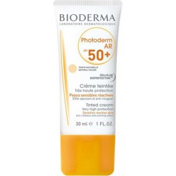 BIODERMA Photoderm AR SPF 50 + Crème Teintée Très Haute Protection Peaux Sensibles Réactives 40ml (lot de 2)