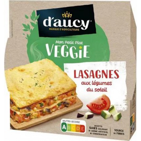 DAUCY D'aucy lasagnes légumes soleil micro-ondable 320g