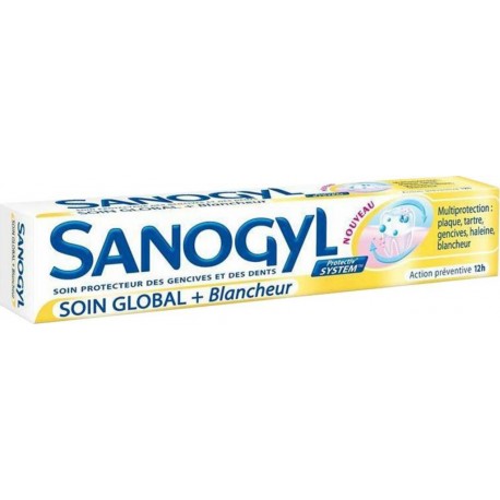 Sanogyl Dentifrice Soin Global + Blancheur 75ml (lot de 4)