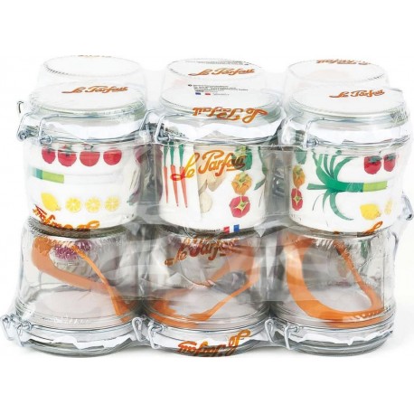 MegaStore Express Lot de 12 terrines en verre 350 grammes LE PARFAIT