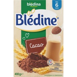 Blédina Blédine Cacao (dès 6 mois) la boîte de 400g (lot de 6)