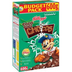 Kellogg’S Coco Pops Chocos 600g (lot de 4)