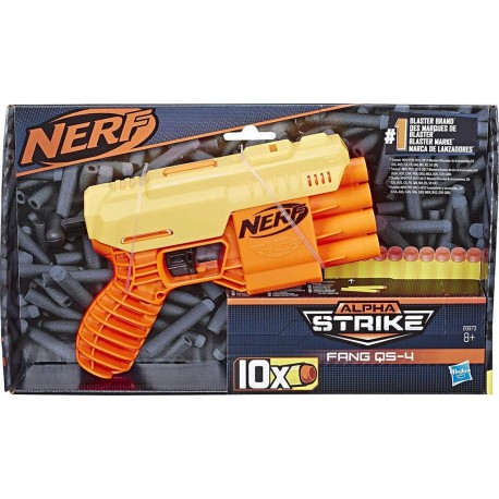 NERF Fang QS-4 Alpha Strike et Flechettes