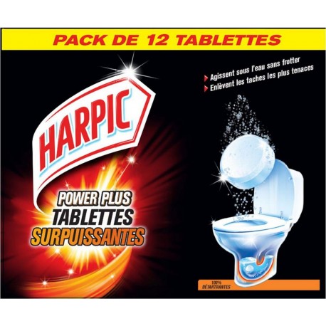 HARPIC Harpic power plus tablettes WC x12