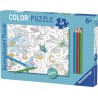 Ravensburger Color'puzzle 80 pièces - Le monde sous l'eau / OMY