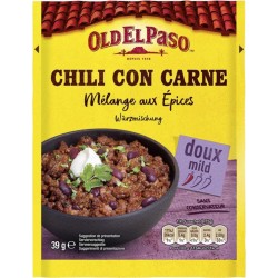 Old El Paso Chili Con Carne Mélange aux Épices Doux 39g (lot de 6)