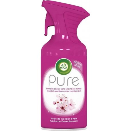 Air Wick Pure Fleurs de Cerisier 250ml (lot de 4)