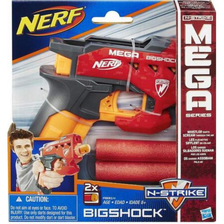 Nerf - Mega Bigshock Fléchettes Sifflent en Volant