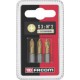 Facom Jeu de 3 embouts vissage PH1 haute performance Titane série 1 - 25mm pour vis Phillips Facom EP131T.J3