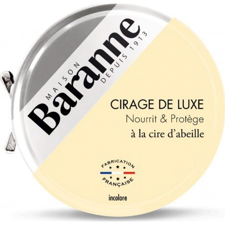 BARANNE Cirage à la Cire d’Abeille Incolore 75ml