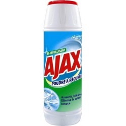 Ajax Poudre à Récurer Bi-Javelisant 750mg (lot de 8)