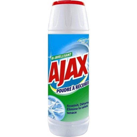 Ajax Poudre à Récurer Bi-Javelisant 750mg (lot de 8)