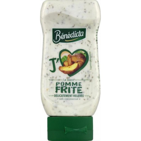 Bénédicta J’aime La Sauce Pomme Frite Délicatement Relevée 245g (lot de 6)