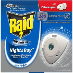 RAID Recharge pour Diffuseur Electrique Night and Day