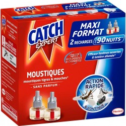 CATCH Recharges Electrique Moustique 90 Nuits