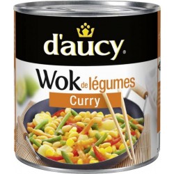 D'aucy Wok de Légumes Curry 290g (lot de 5)