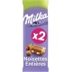 MILKA Tablette Chocolat aux Noisettes 2x100g
