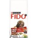 Fido Croquettes Croq Mix Chiens Adultes au Boeuf Céréales Légumes Grand Format 10Kg (lot de 2)