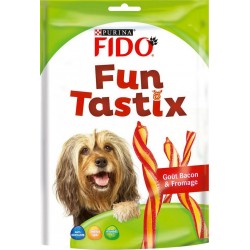 Fido Fun Tastix Sticks Goût Bacon et Fromage 150g (lot de 6)