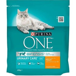 Purina One Croquettes Chat Urinary Care Poulet 450g (lot de 6)