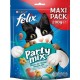 Felix Croquettes Chats Party Mix Saveur De l’Océan Saumon Colin Truite 200g (lot de 6)