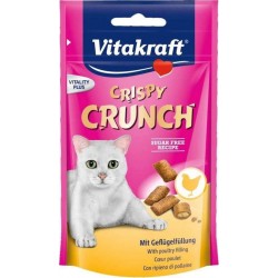 Vitakraft Crispy Crunch au Coeur Poulet Pour Chat 60g (lot de 6)