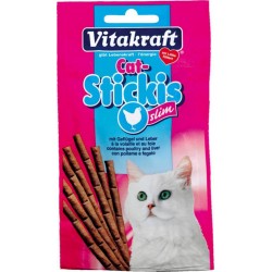 Vitakraft Cat-Stickis Slim Volaille et Foie Pour Chat 25g (lot de 6)