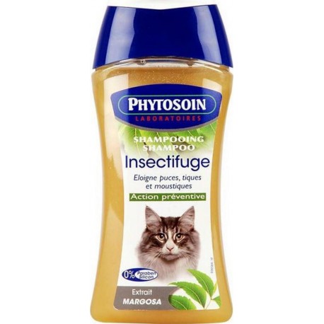 Phytosoin Shampooing Insectifuge Action Préventive Pour Chat 250ml (lot de 2)