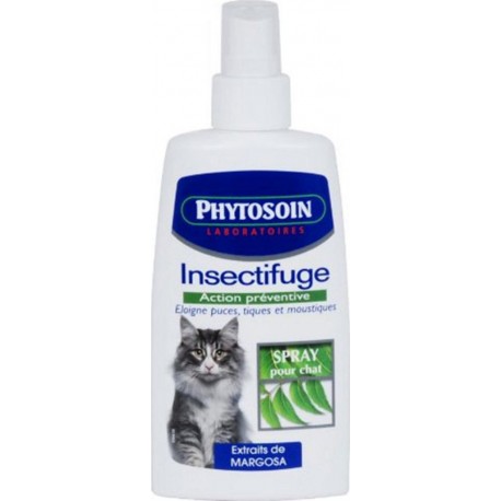 Phytosoin Spray Insectifuge Action Préventive Pour Chat 125ml (lot de 2)