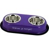 Vitakraft Set De 2 Ecuelles Inox pour Chat (lot de 2, coloris aléatoires)