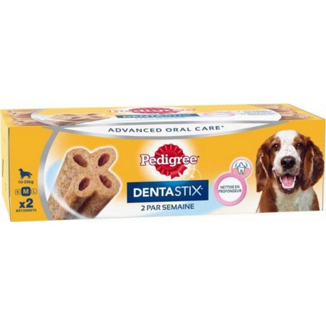 Pedigree Dentastix Advanced Oral Care pour Moyens Chiens 160g (lot de 6)