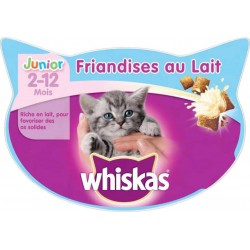 Whiskas Junior 2 à 12 Mois Friandises au Lait 55g (lot de 10)