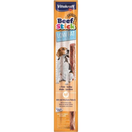 Vitakraft Beef Stick Faible en Gras pour Chien 12g (lot de 10)