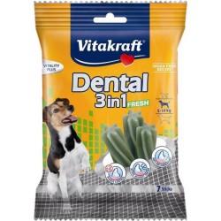 Vitakraft Dental 3 en 1 Fresh pour Chien 120g (lot de 4)