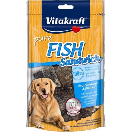 Vitakraft Sandwich au Poisson pour Chien 80g (lot de 2)