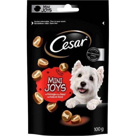 Cesar Mini Joys au Fromage et au Boeuf 100g (lot de 6)